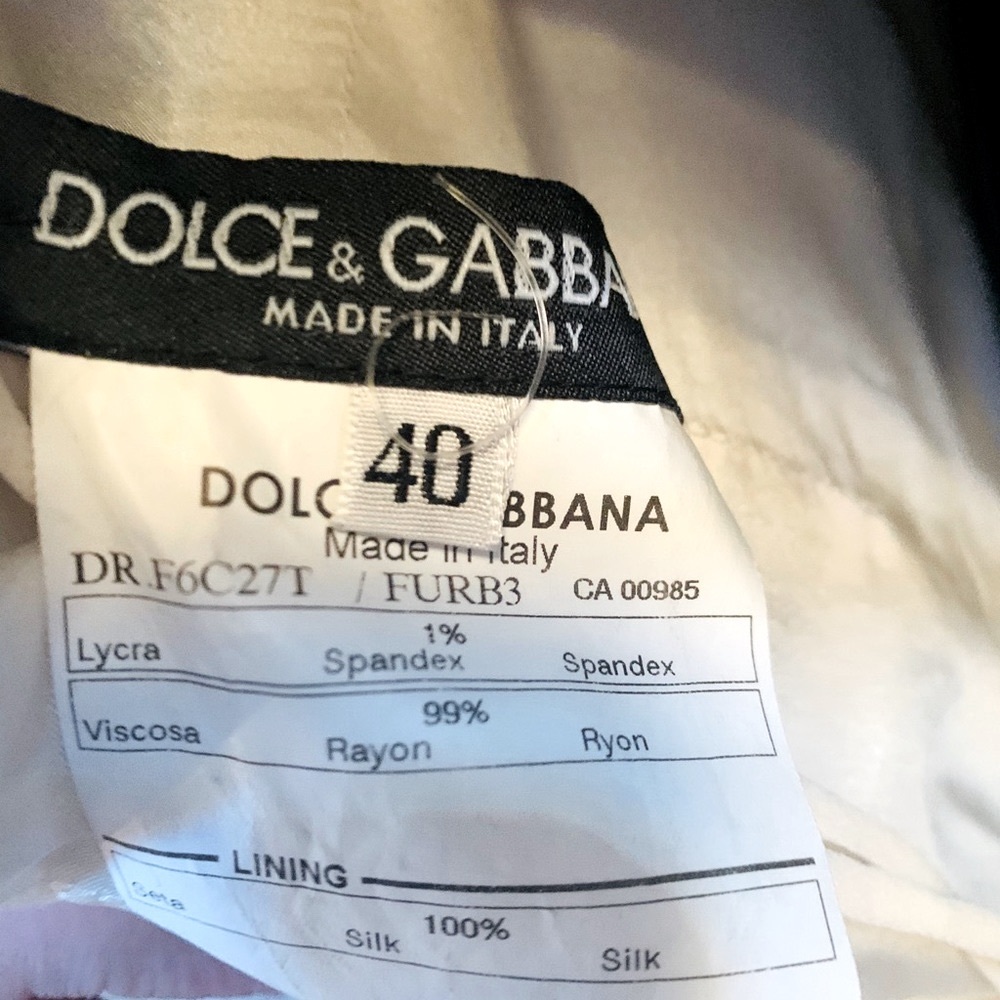 White Dolce & Gabbana dress - Picture 5 of 6